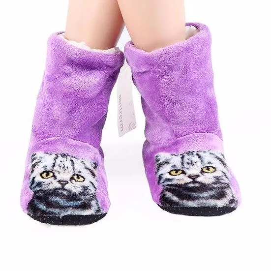 3D Cat Indoor Slippers