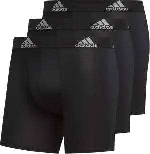 adidas Men's Microfiber Boxer Brief, Performance Boxer Briefs Underwear Pack for Men