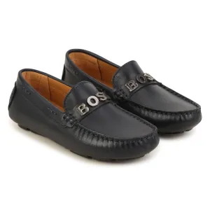 BOSS KIDSWEAR Navy Loafers