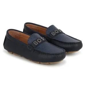 BOSS KIDSWEAR Navy Moccasin