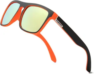 DUBERY Classic Polarized Sunglasses for Men Women Retro 100% UV Protection Driving Sun Glasses D731