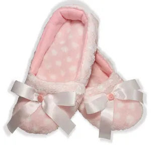 Handmade Soft Fuzzy Warm Pink Heart Adult Baby Sissy Booties Slippers by Leanne's