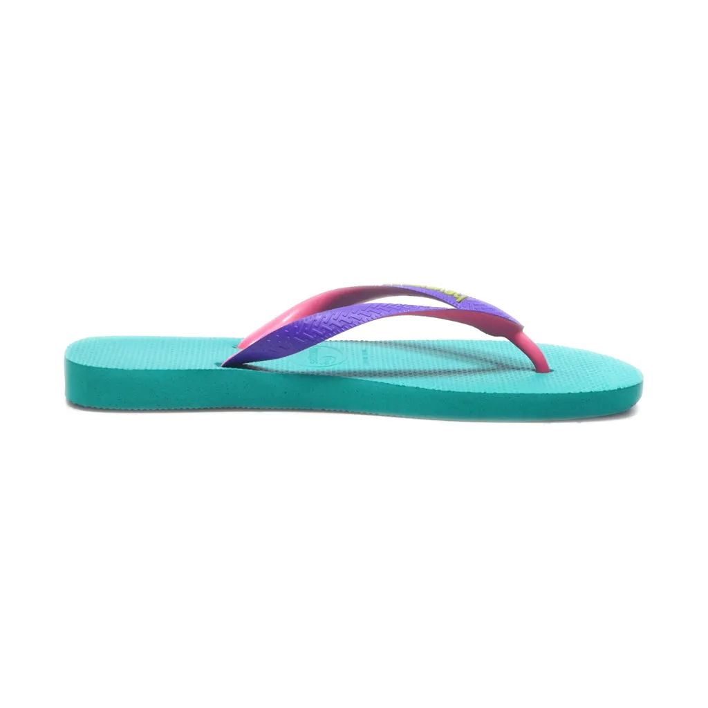 Havaianas Slippers Rubber Green Colour For Women